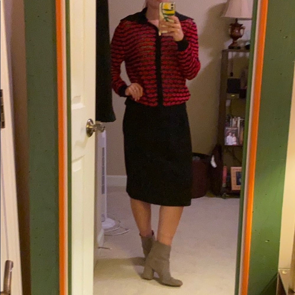 St John zippered knit